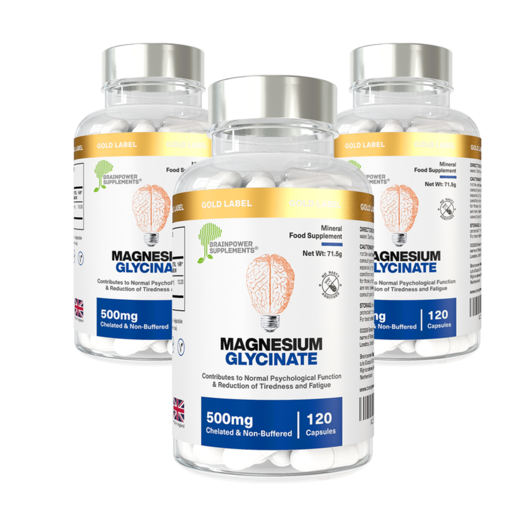 Magnesium Bisglycinate 3-Pack bottles