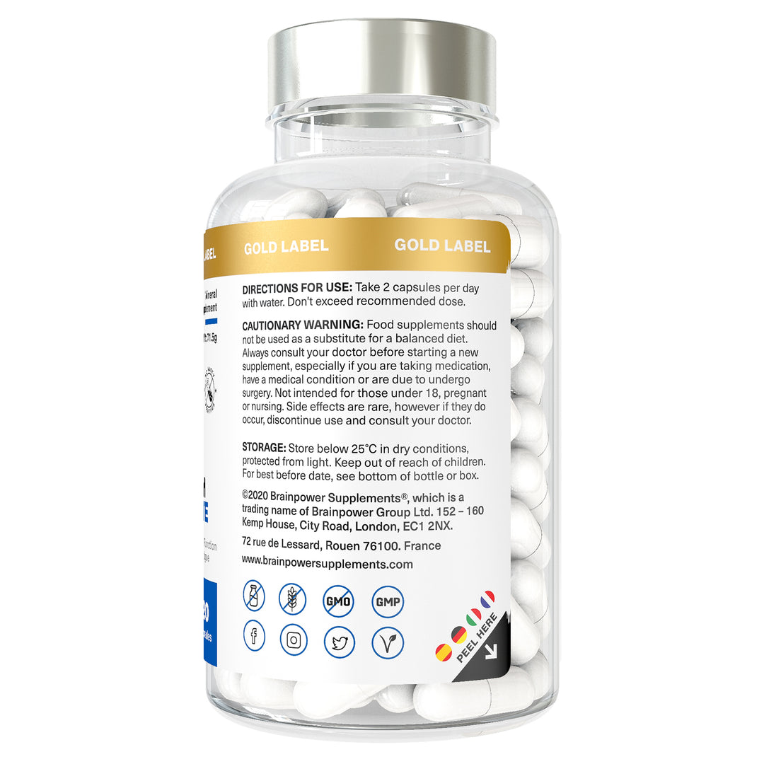 Magnesium Bisglycinate | 500mg | 120 Capsules