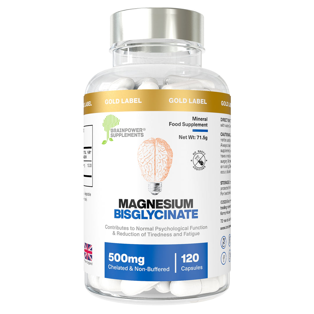 Magnesium Bisglycinate | 500mg | 120 Capsules