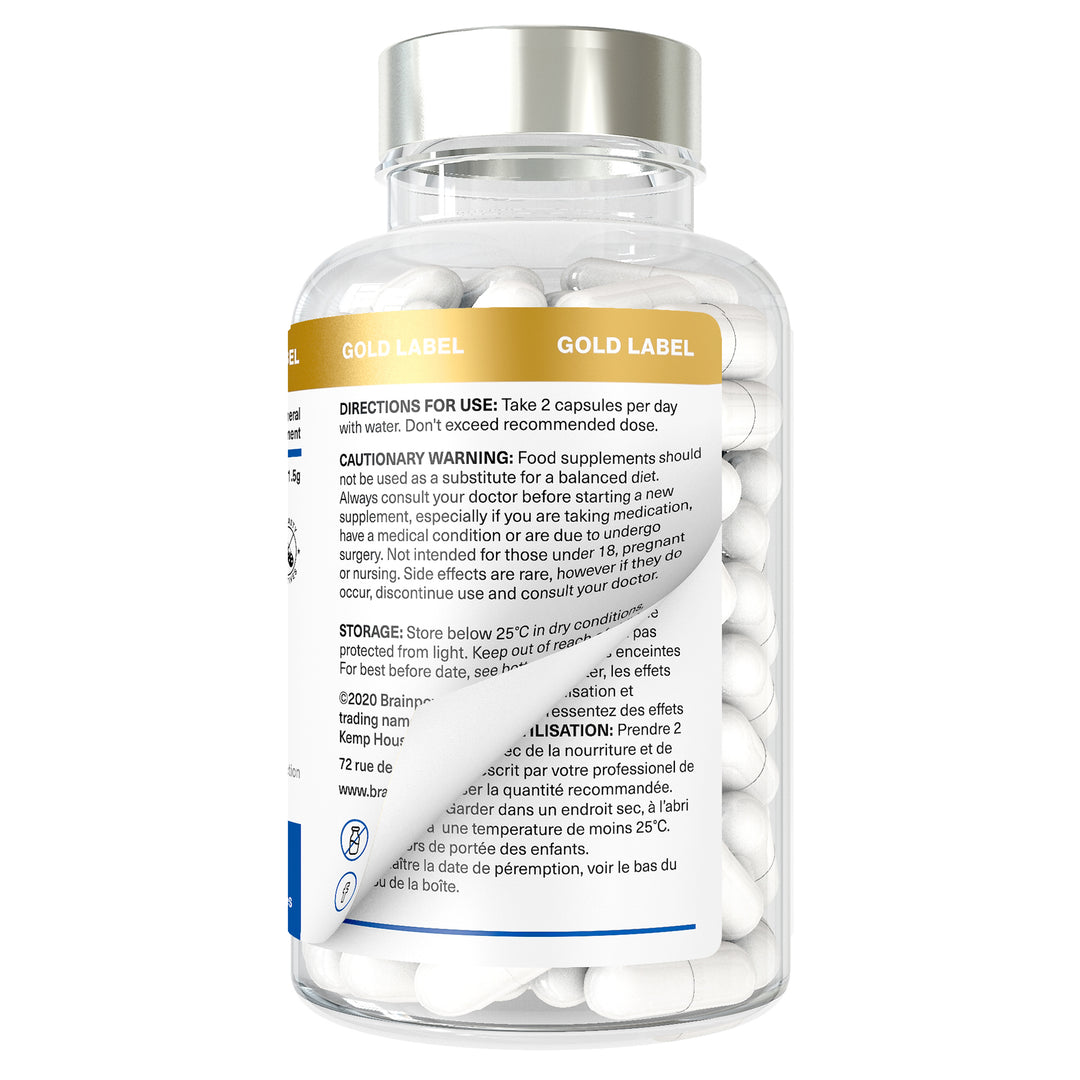 Magnesium Bisglycinate | 500mg | 120 Capsules